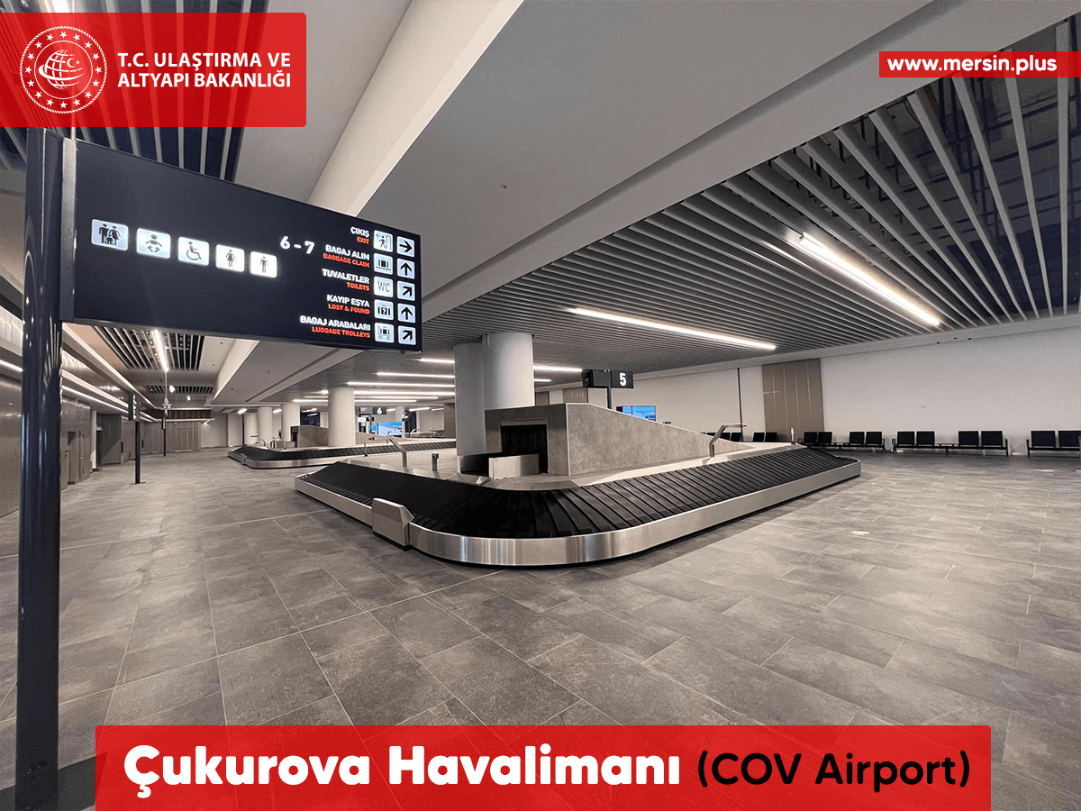 Çukurova Havalimanı (Cov Airport) (Mersin Tarsus Adana)