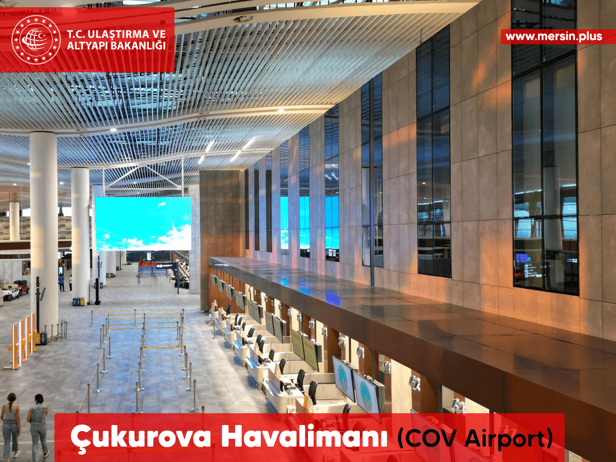 Çukurova Havalimanı (Cov Airport) (Mersin Tarsus Adana)