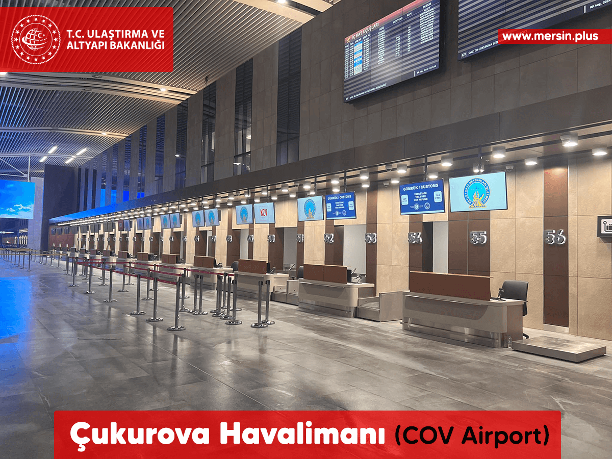 Çukurova Havalimanı (Cov Airport) (Mersin Tarsus Adana)