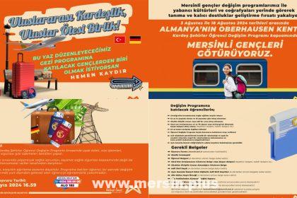 Kardeş Şehir Öğrenci Değişim Programı Kapsamında Almanya’ya Gitmek Için Başvurular Başladı