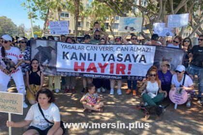 Mersin Hayvanseverleri Kanlı Yasaya &Quot;Hayir&Quot; Dedi!