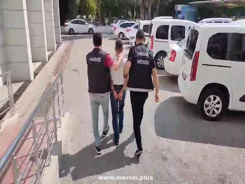 7 Ayrı Dosyadan Aranan Uyuşturucu Tüccari Mersin Polisden Kaçamadı