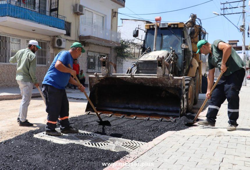 Alsancak Mahallesinde Sıcak Asfalt İle Kaplanan Yol Yenilendi