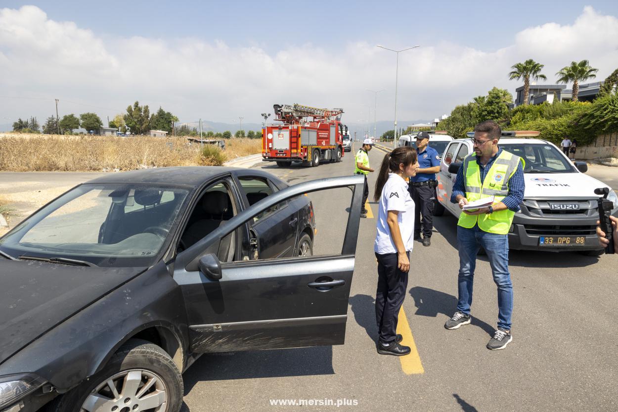 Büyükşehir’den ‘Gerçek Gibi’ Yol Trafik Güvenliği Tatbikatı