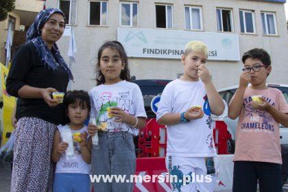 Fındıkpınarı’nda Çocukları Serinleten Sürpriz: Limonlu Dondurma