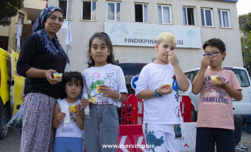 Fındıkpınarı’nda Çocukları Serinleten Sürpriz: Limonlu Dondurma