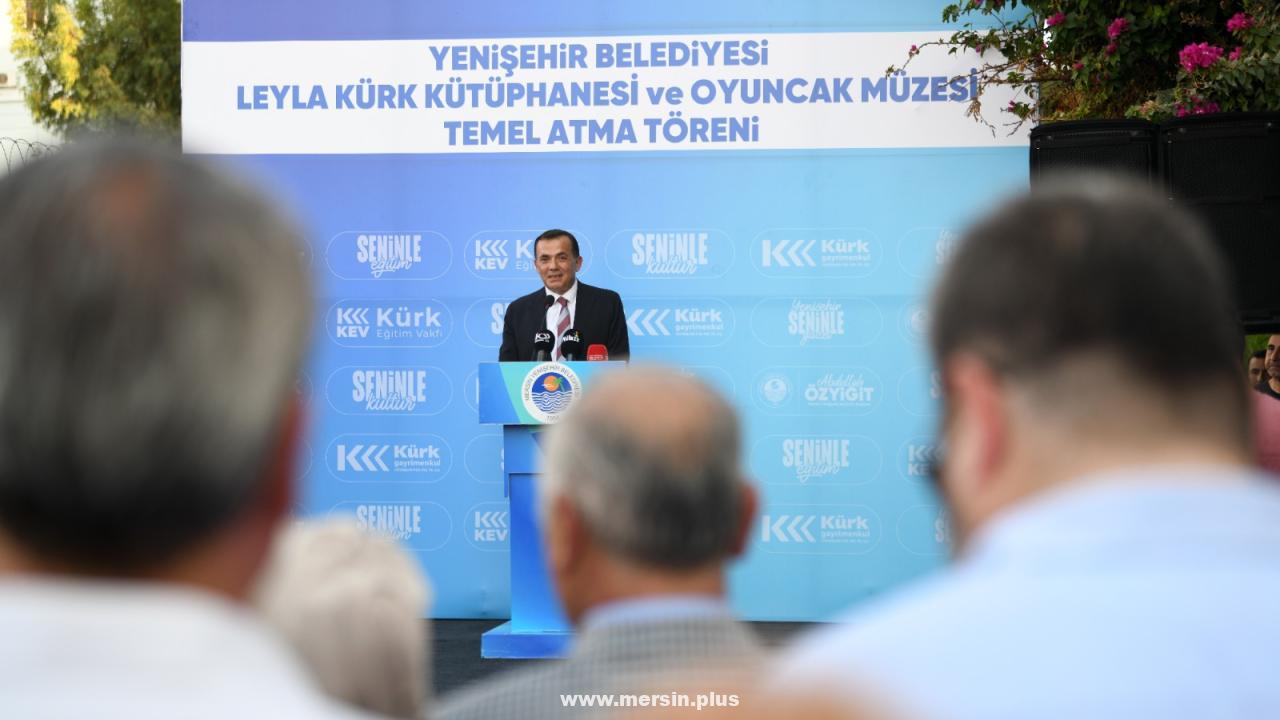 Yenişehir Belediyesi Büyük Kent Kütüphanesi Ve Oyuncak Müzesinin Temelini Attı