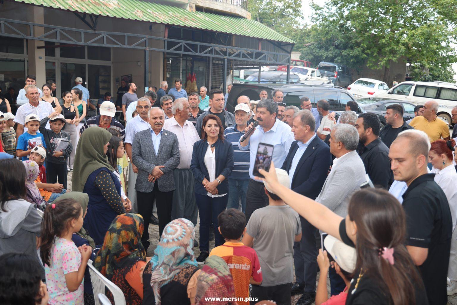 Belediye Başkanı Abdurrahman Yıldız, Kırsal Mahallelerde Vatandaşlarla Buluştu