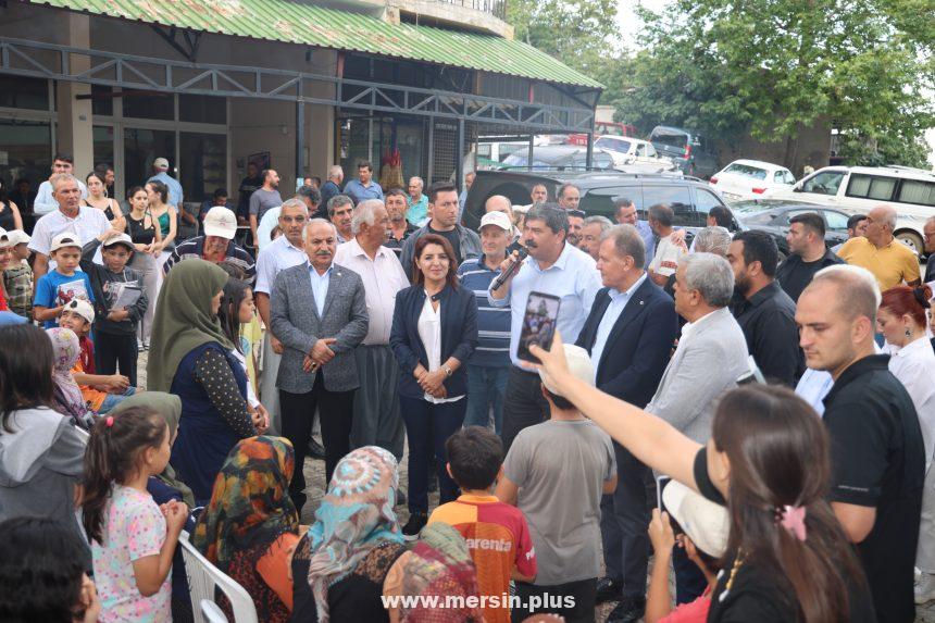 Belediye Başkanı Abdurrahman Yıldız, Kırsal Mahallelerde Vatandaşlarla Buluştu