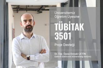 Dr. Emrah Çetin'E Tübi̇tak'Tan 3501 Proje Desteği Sağlandı