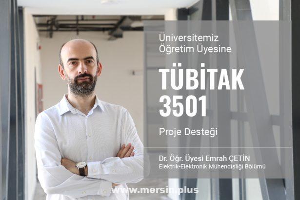 Dr. Emrah Çetin'E Tübi̇tak'Tan 3501 Proje Desteği Sağlandı