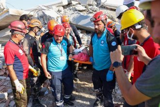 Mersin Ilinde, Türkiye Acil Müdahale Planı (Tamp) Kapsamında Deprem Içeren Bir Tatbikat Turu.