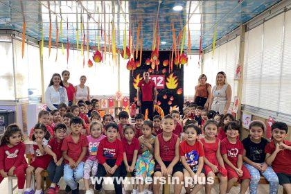 Çocuk Gelişim Merkezi'Ndeki Minikler, Bir Saat İtfaiyeci Rolü Üstlendi.