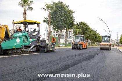 Mersin Büyükşehir'In Yol Çalışmaları Sürüyor