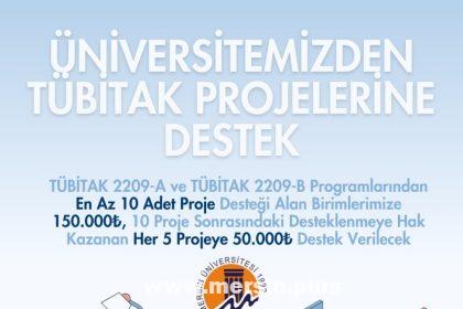 Üniversitemiz, Tübi̇tak 2209-A Ve 2209-B Programlarından Proje Desteği Alan Birimlerimize Finansal Destek Sağlıyor