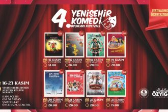 4. Yenişehir Komedi Oyunları Festivali 16 Kasım’da Başlıyor