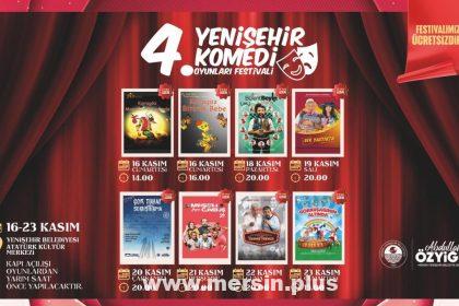 4. Yenişehir Komedi Oyunları Festivali 16 Kasım’da Başlıyor