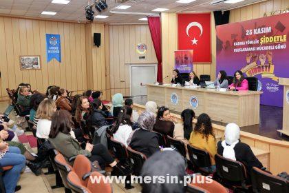 Akdeniz Belediyesi'Nden &Quot;Şiddeti Durdurmak İçin Sözümüz Var&Quot; Adlı Bir Panel Düzenlendi