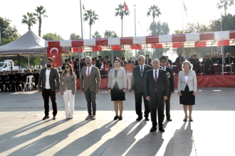 Kuzey Kıbrıs Türk Cumhuriyeti’nin 41. Yıl Dönümü Törenle Anıldı