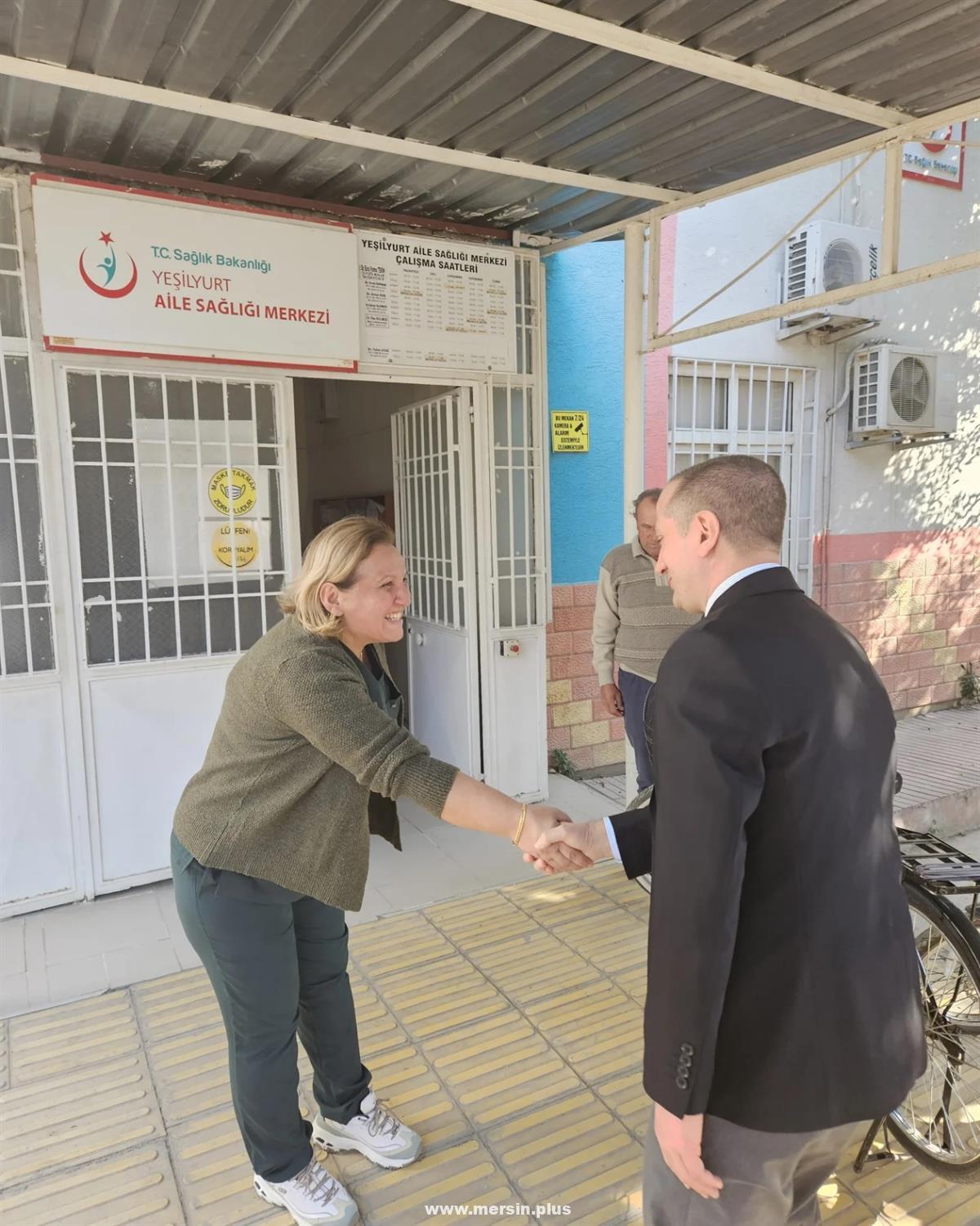 Tarsus Kaymakamı Mehmet Ali Akyüz, Yeşilyurt Aile Sağlığı Merkezi'Ne Cuma Buluşmaları Kapsamında Gitti