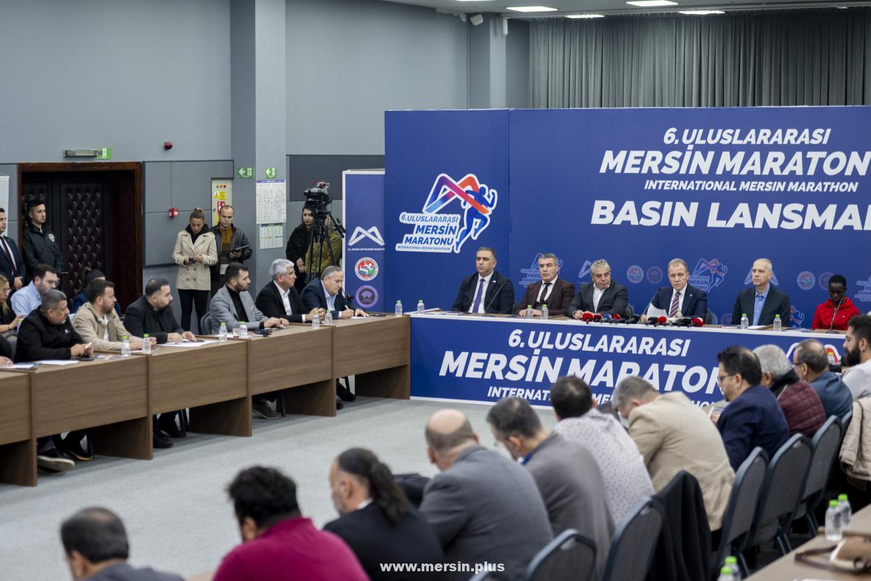 Başkan Seçer, ‘6. Uluslararası Mersin Maratonu’ Basın Lansmanını Gerçekleştirdi