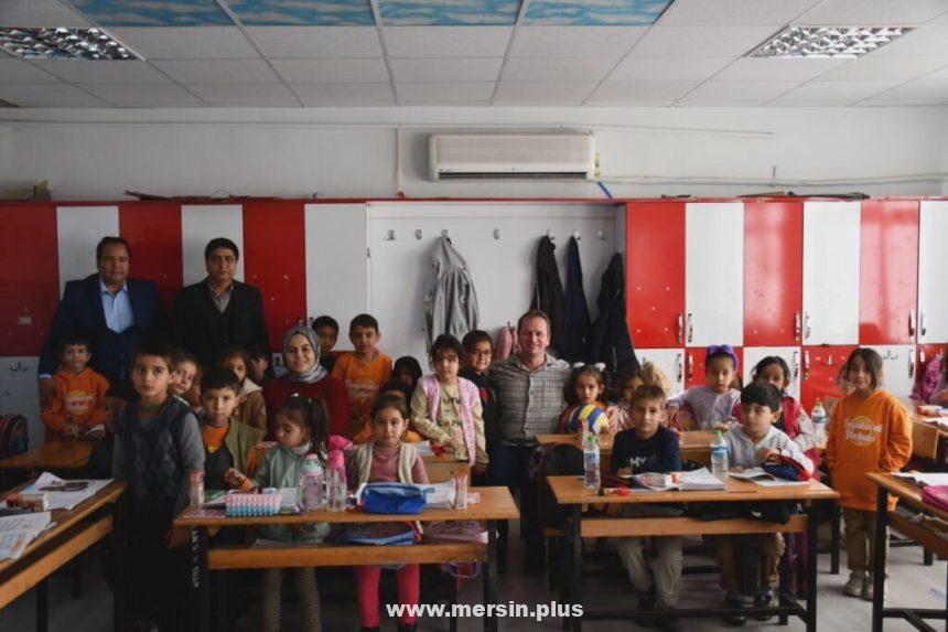 Gülnar Belediye Başkanı Fatih Önge Okul Ziyareti Gerçekleştirdi