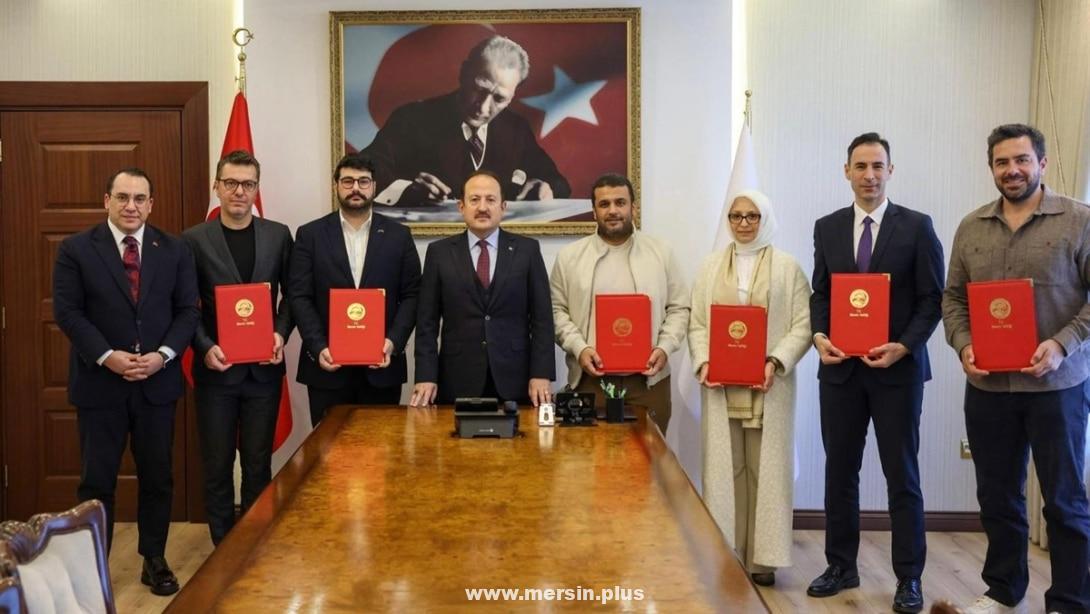 &Quot;Sporla Büyüyoruz&Quot; Projesi İçin İmza Töreni, Vali Ali Hamza Pehlivan'In Himayesinde Yapıldı