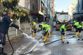 Yenişehir’de Temizlik Çalışmaları Kesintisiz Devam Ediyor